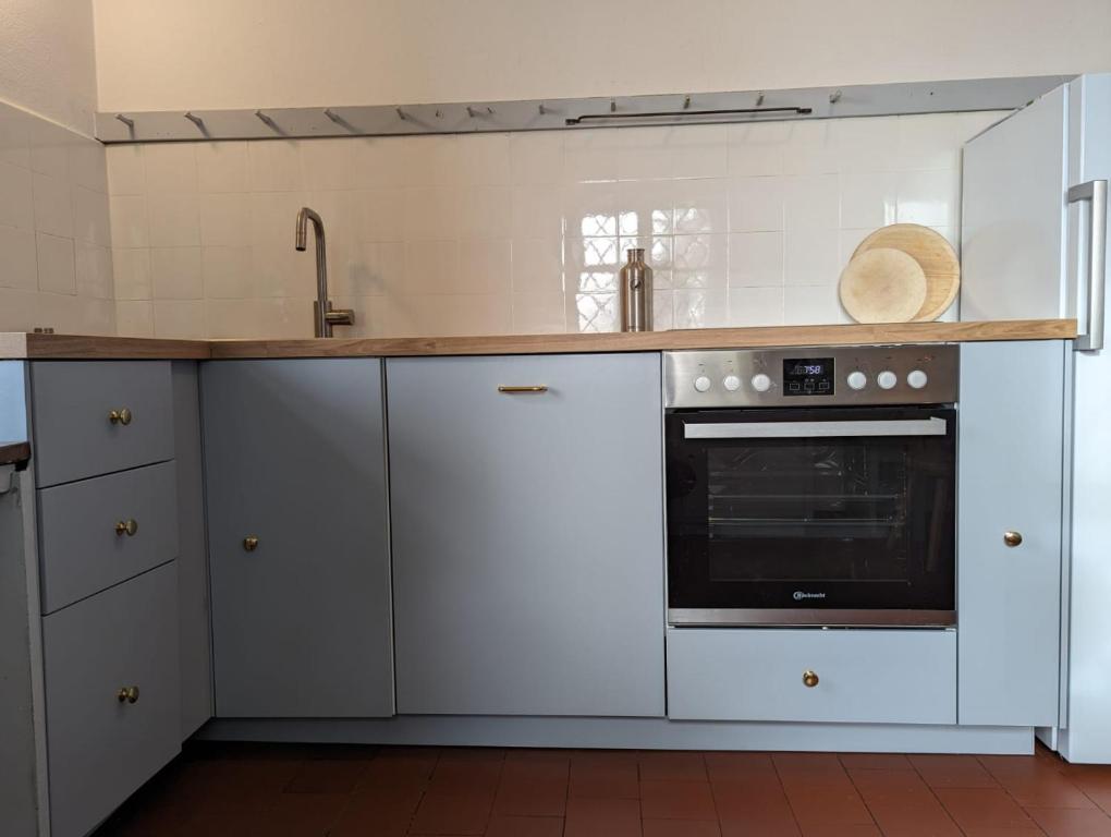 Kuchyň nebo kuchyňský kout v ubytování Villa Bochert