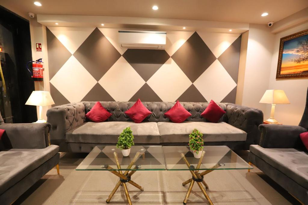 Posezení v ubytování Hotel The Magic Tree - Paharganj New Delhi