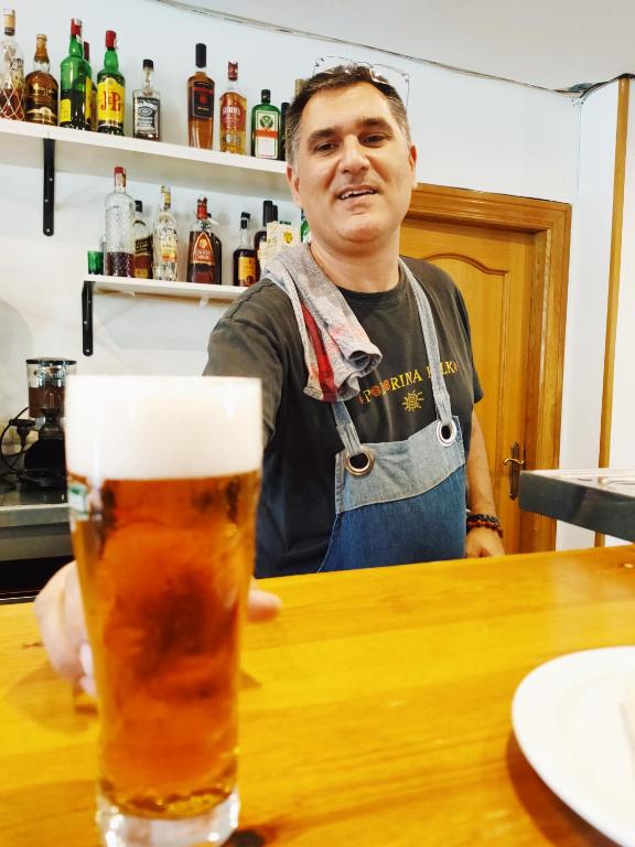 Nápoje v ubytování Posada de Ollo