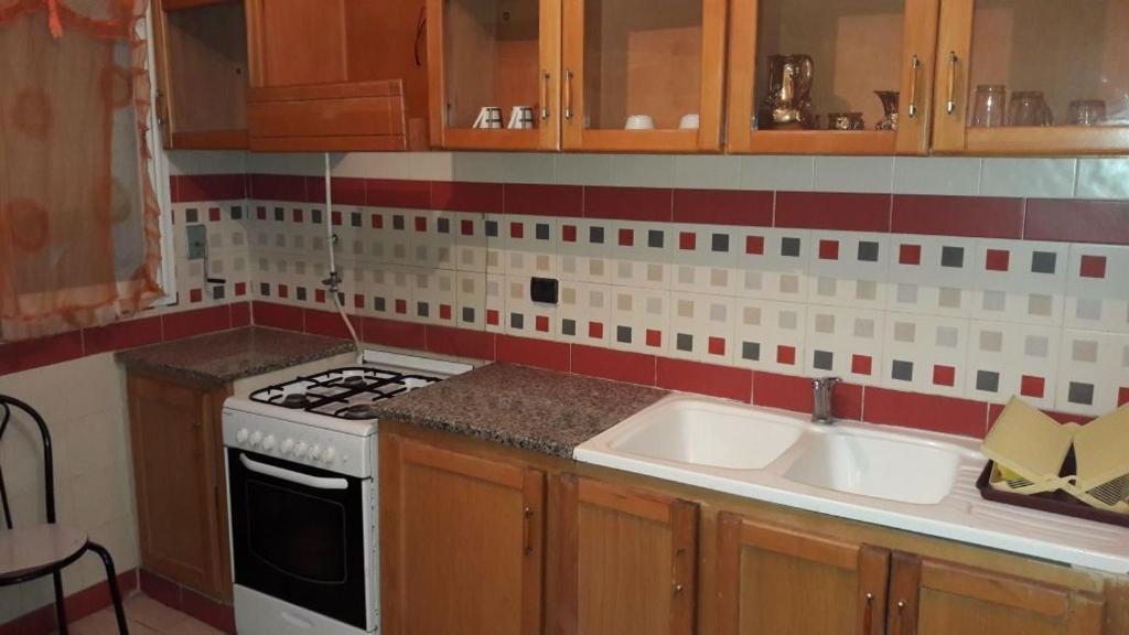Kuchyň nebo kuchyňský kout v ubytování JARDIN Apartments