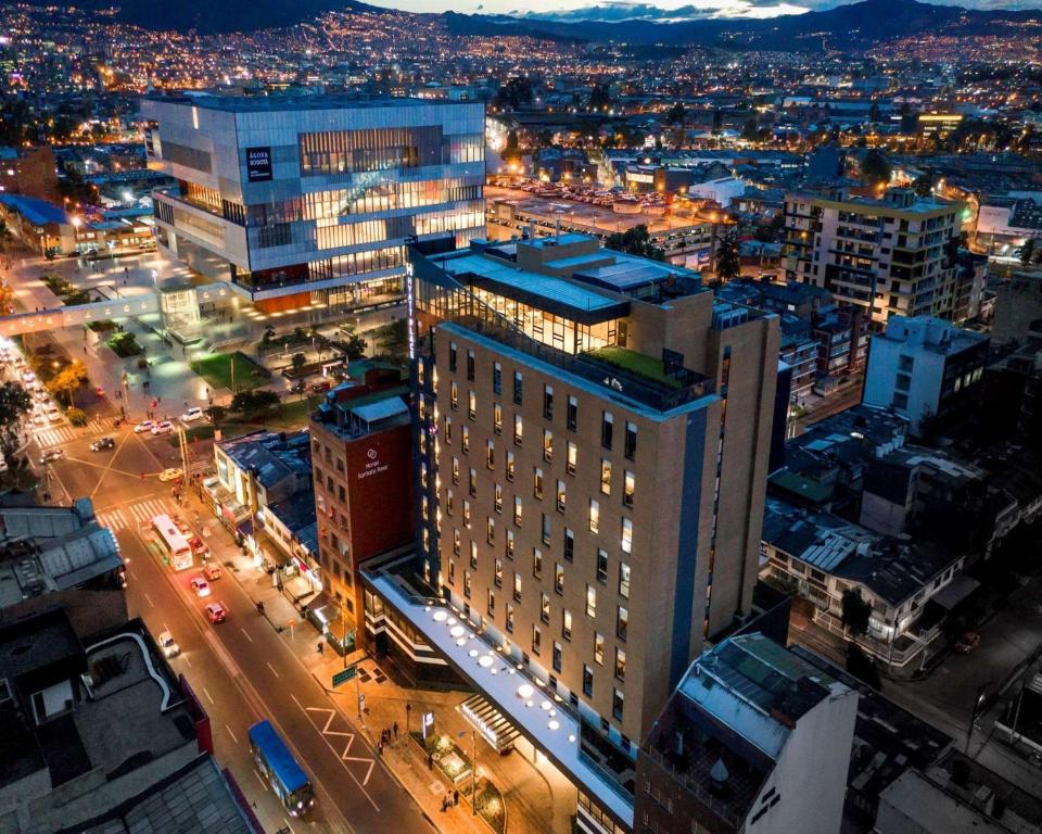 Nespecifikovaný výhled na destinaci Bogotá nebo výhled na město při pohledu z hotelu