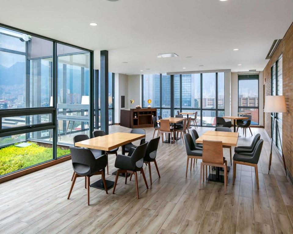 Restaurace v ubytování Hyatt Place Bogota Convention Center