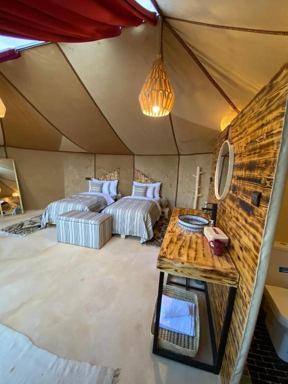 Sky View Campにあるベッド