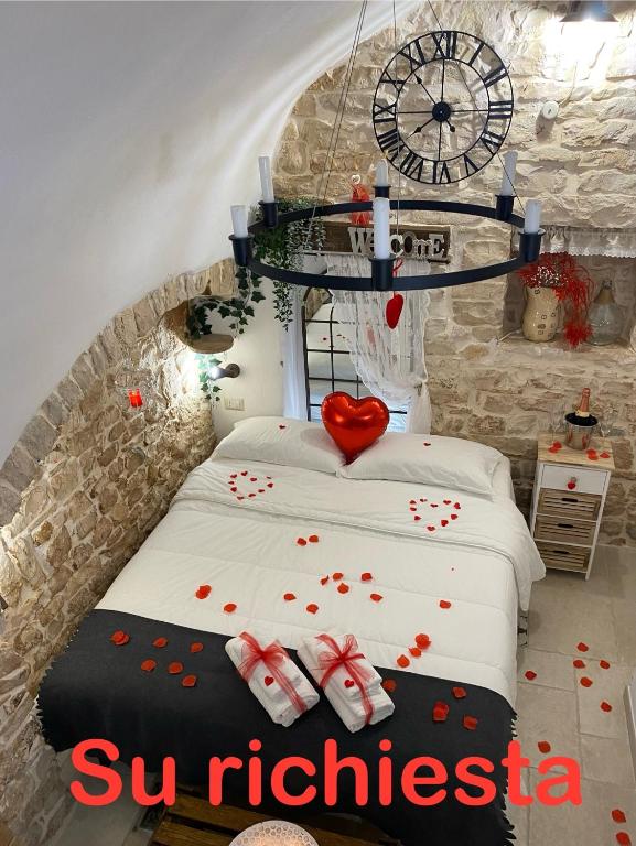Postel nebo postele na pokoji v ubytování Domus Klara