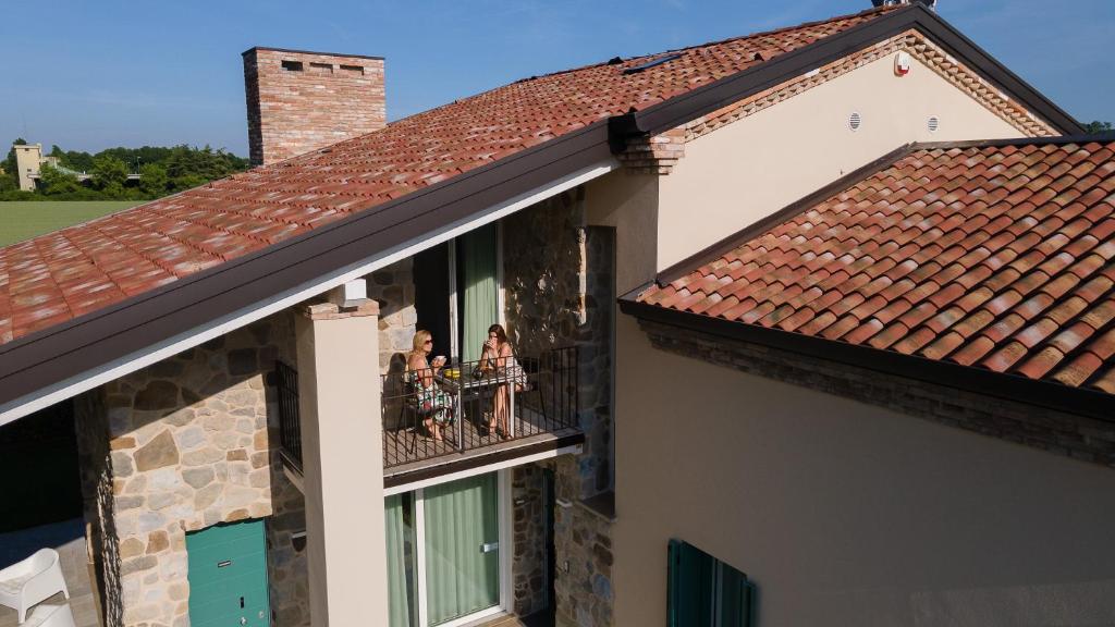 Budova, kde se aparthotel nachází