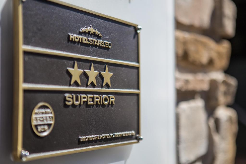Certifikát, hodnocení, plakát nebo jiný dokument vystavený v ubytování Hotel Trapp