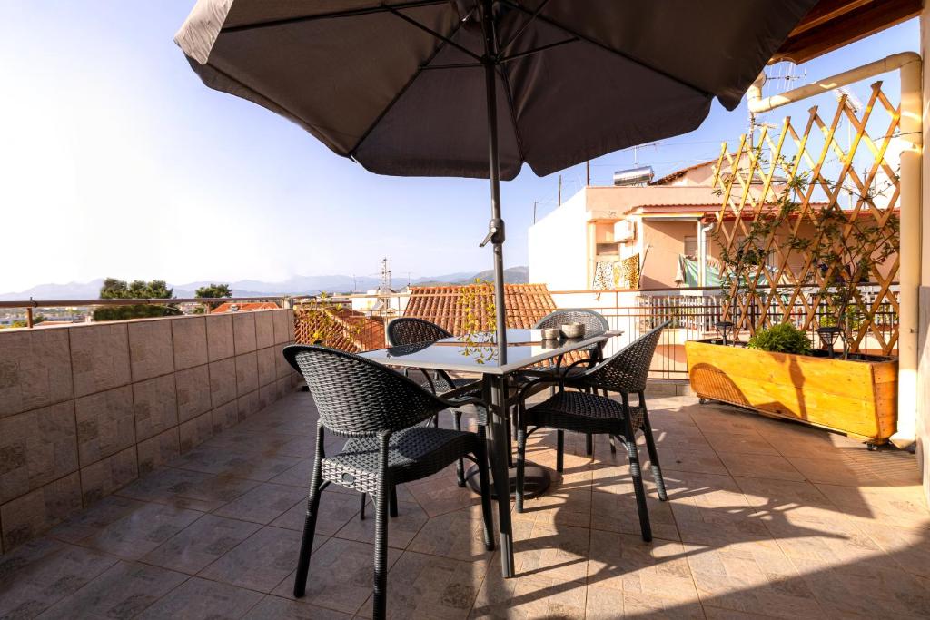 Balkón nebo terasa v ubytování Korte Apartment 2