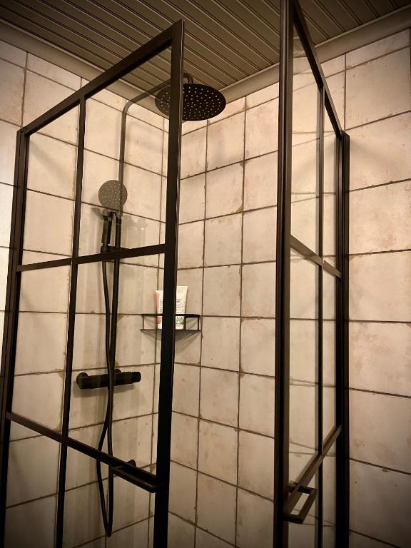 Koupelna v ubytování Lilla Hotellet
