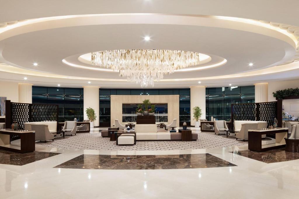 Posezení v ubytování JW Marriott Hotel Muscat