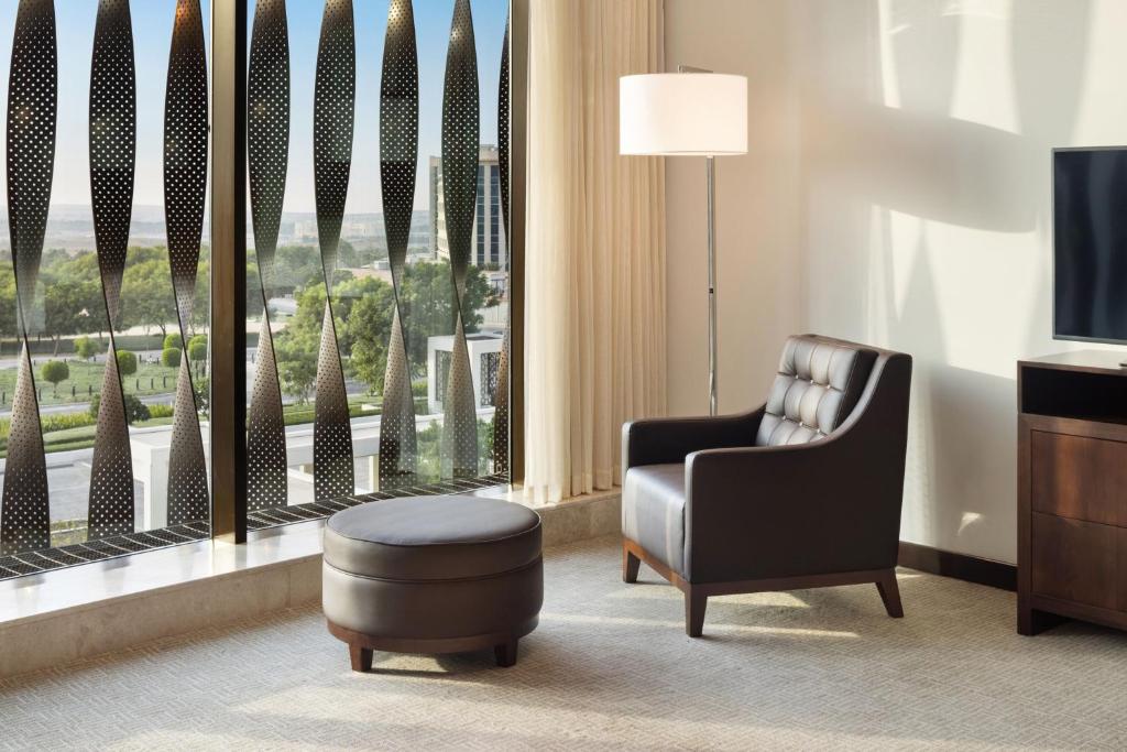 Posezení v ubytování JW Marriott Hotel Muscat