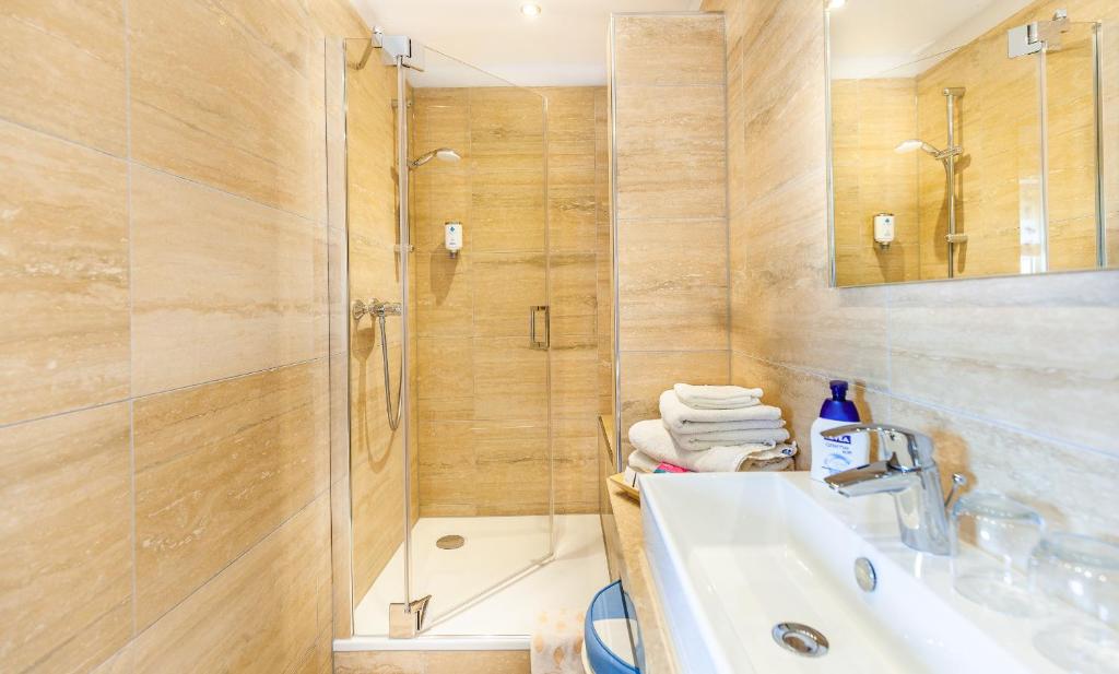 Koupelna v ubytování Hotel Friese-up AnnerSiet-
