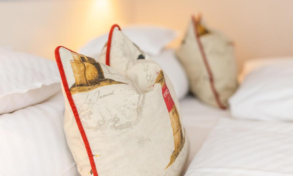Postel nebo postele na pokoji v ubytování Hotel Friese-up AnnerSiet-