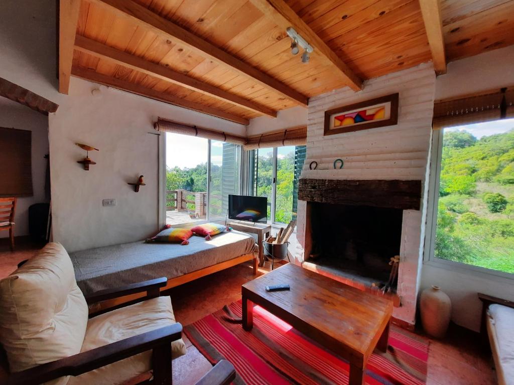 Μια τηλεόραση ή/και κέντρο ψυχαγωγίας στο Nuestro Balcón a las Sierras