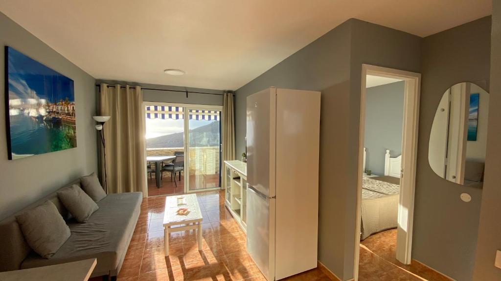 Posezení v ubytování Sea View Apartment in Patalavaca
