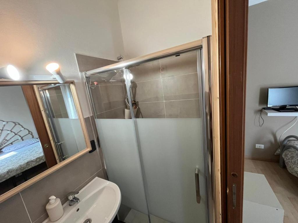 Koupelna v ubytování B&B " La Casetta "