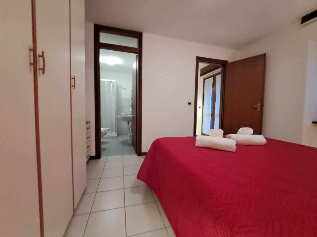 Postel nebo postele na pokoji v ubytování Albergo Martina