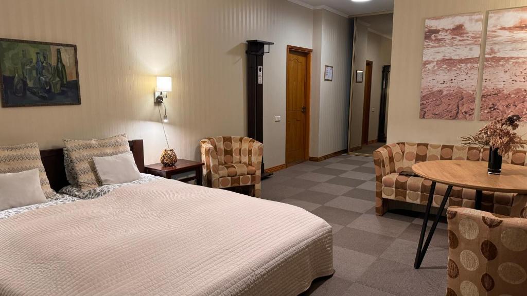 Posezení v ubytování Hotel Vilhelmine