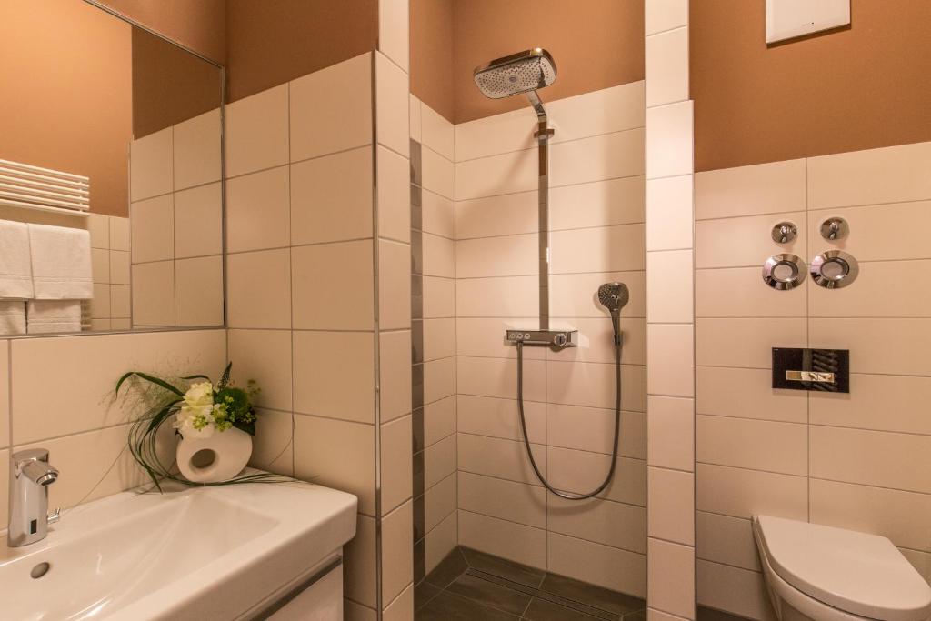Vannituba majutusasutuses Grande Albergo Giancarlo