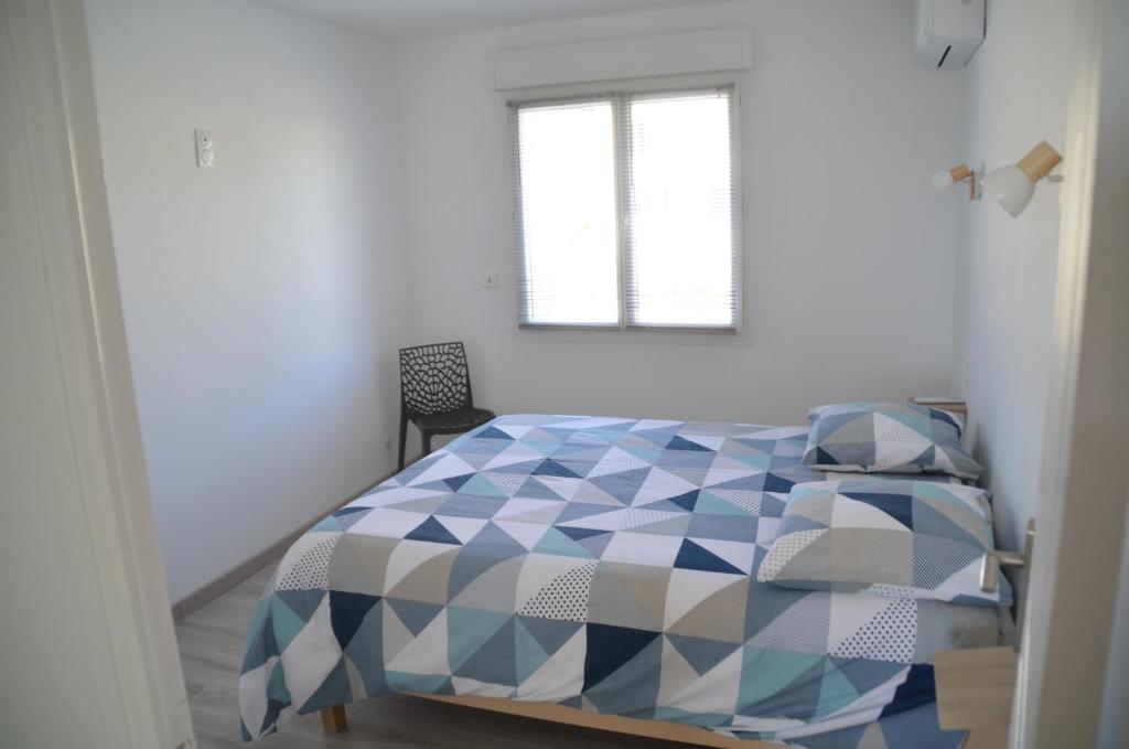Postel nebo postele na pokoji v ubytování Gîte le Pistou 1