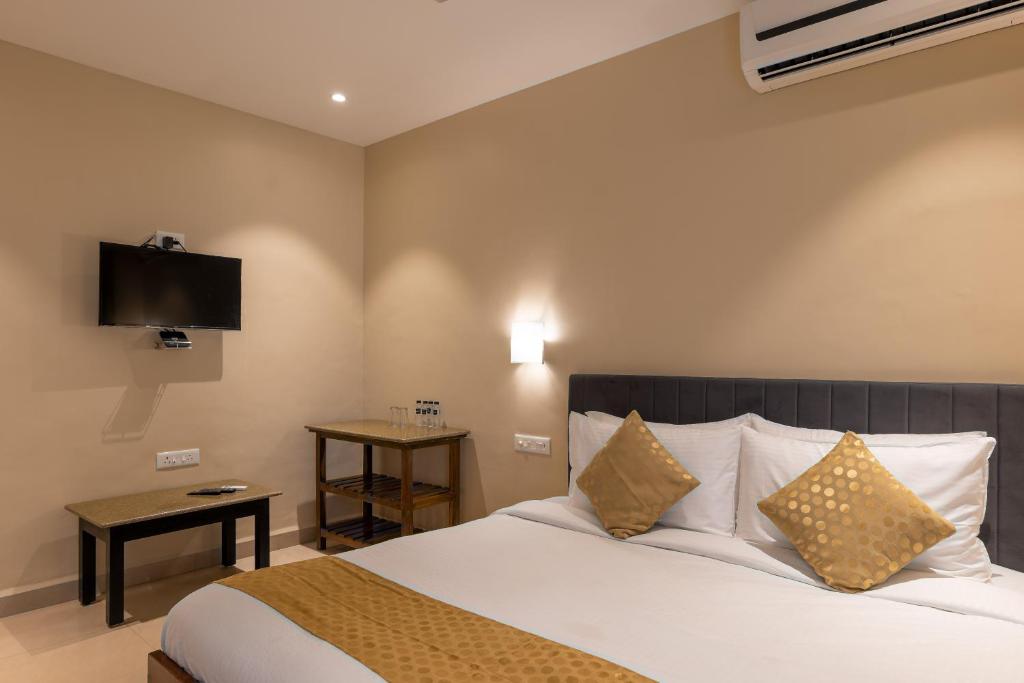 Postel nebo postele na pokoji v ubytování La Ben Resort
