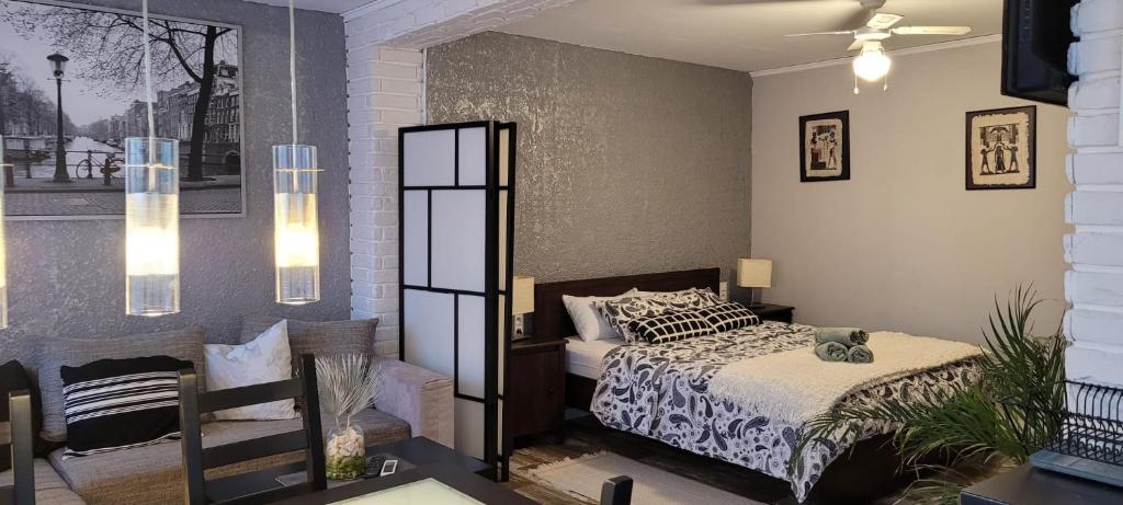 A bed or beds in a room at Apartamento Milka Gandia Marchuquera