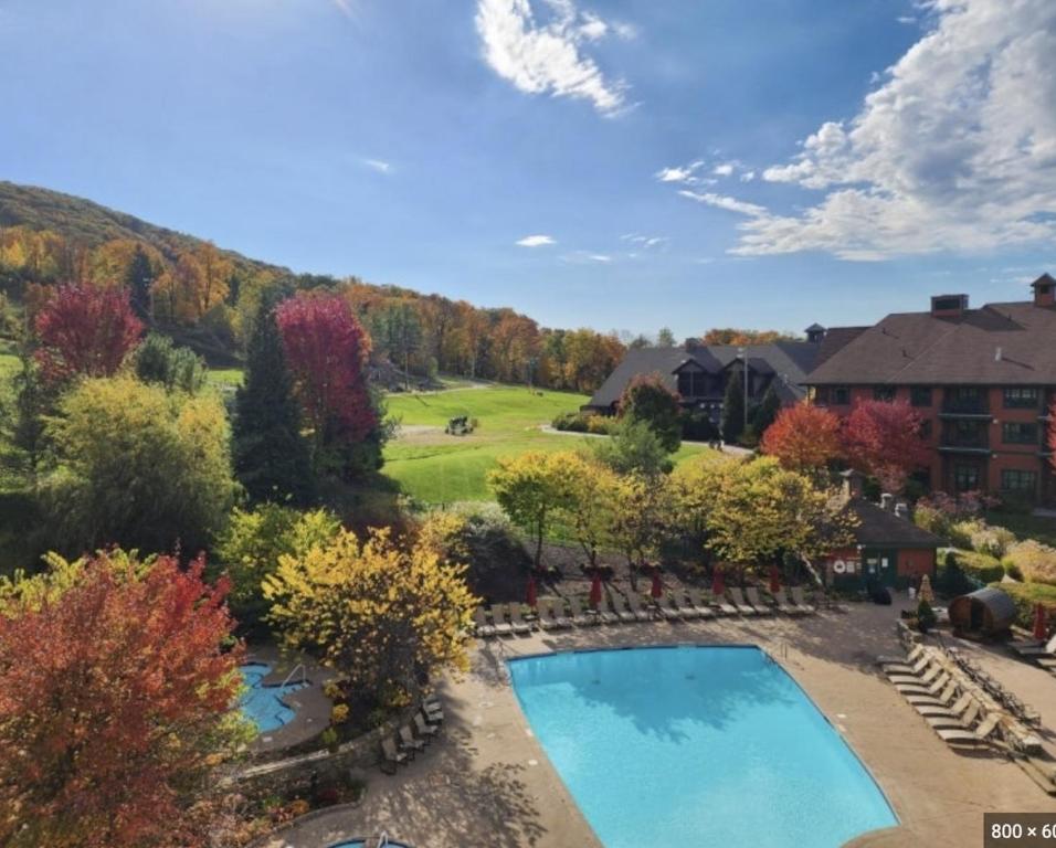 Bazén v ubytování Cozy Mountain View Condo nebo v jeho okolí