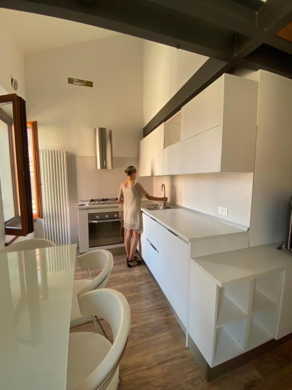 Kuchyň nebo kuchyňský kout v ubytování Savorgnan 1593