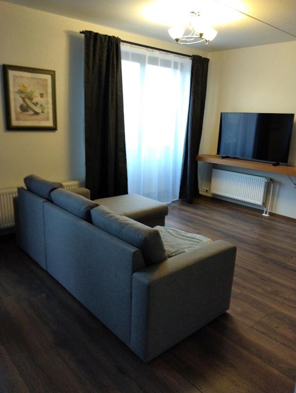 TV a/nebo společenská místnost v ubytování Suur-Aia 21 Apartment