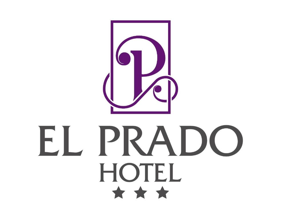 a logo for the el prado hotel at El Prado Hotel in Cochabamba