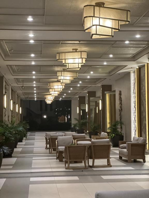 Istumisnurk majutusasutuses Celandine RESIDENCE by DMCI