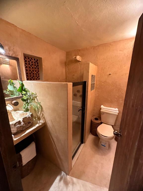Koupelna v ubytování Casa Sílice Guesthouse