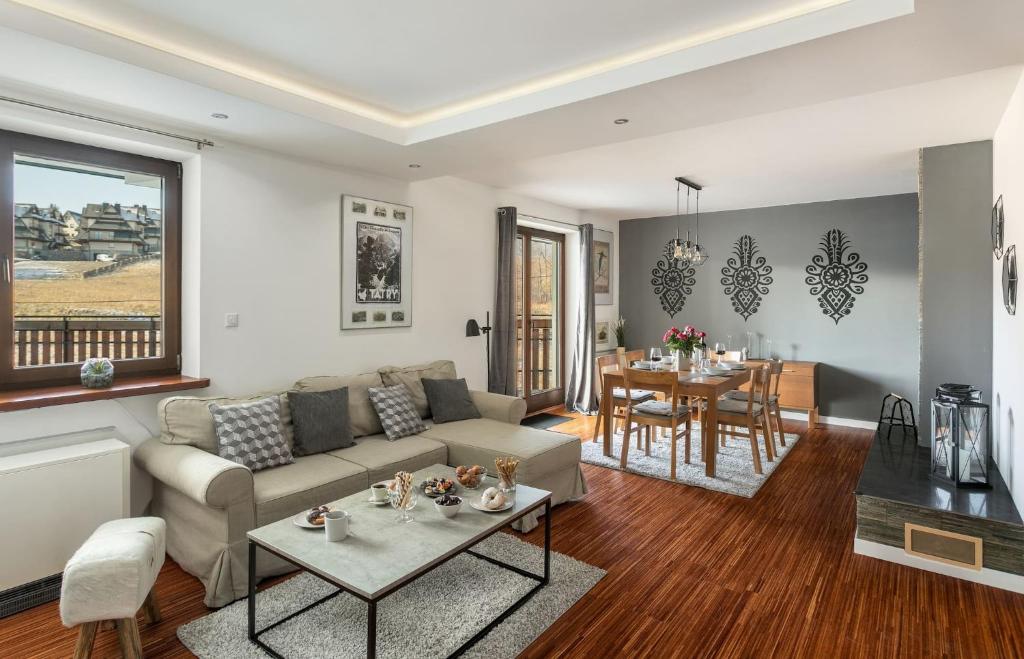 Posezení v ubytování Rent like home - Pardałówka VI