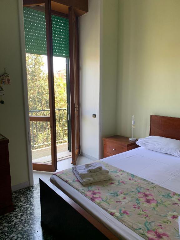 Postel nebo postele na pokoji v ubytování Le Tre Civette