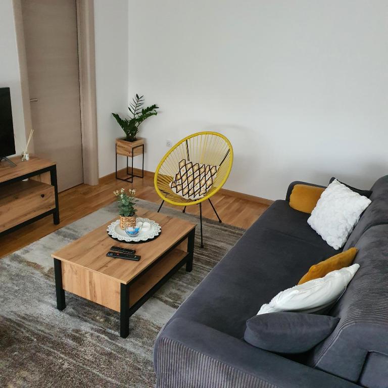 Posezení v ubytování JR Lux apartman