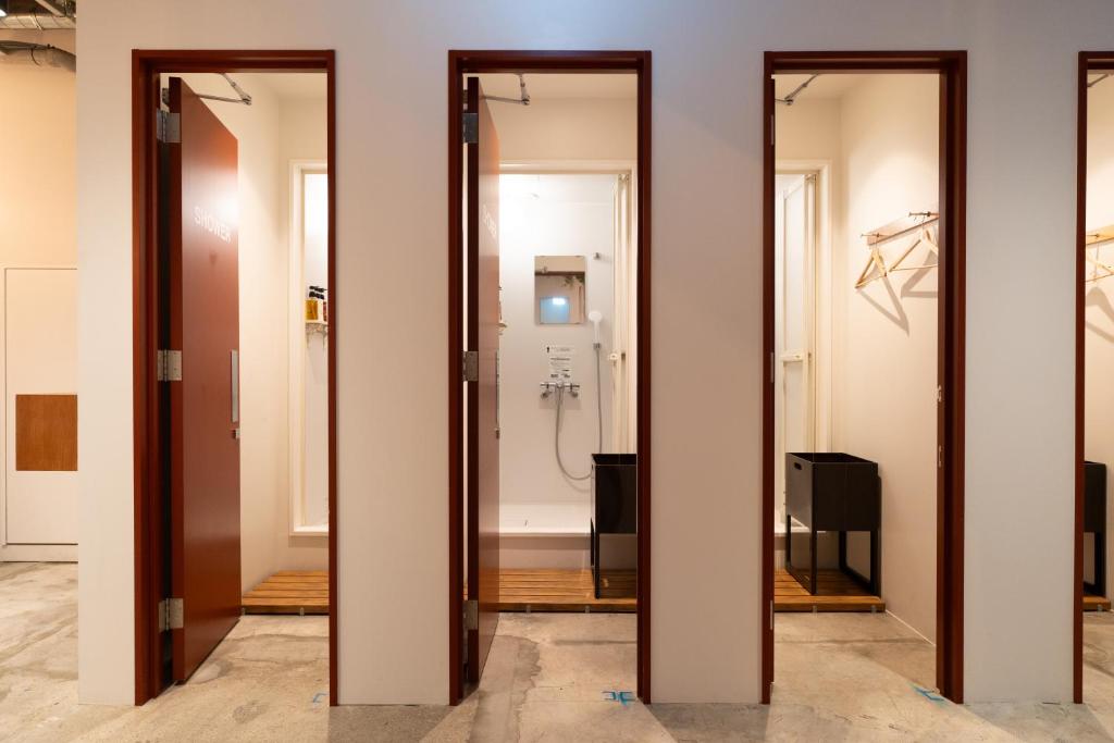 Koupelna v ubytování HELIO HOSTEL SAPPORO