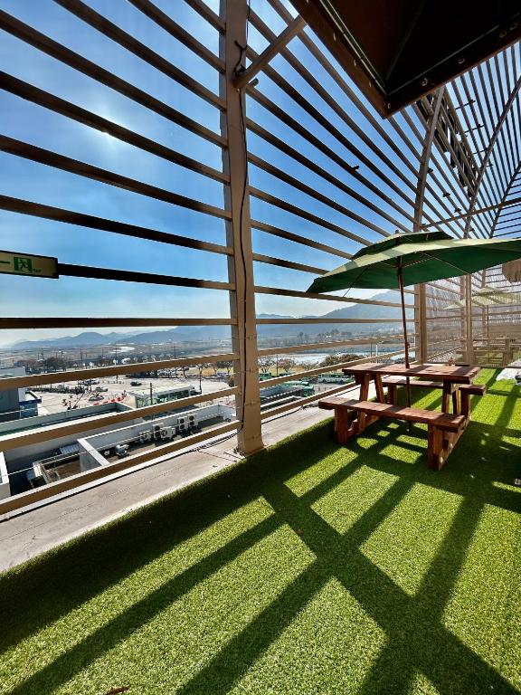 Balkón nebo terasa v ubytování Series hotel