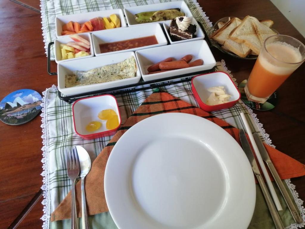 Jídlo v bed and breakfast nebo okolí