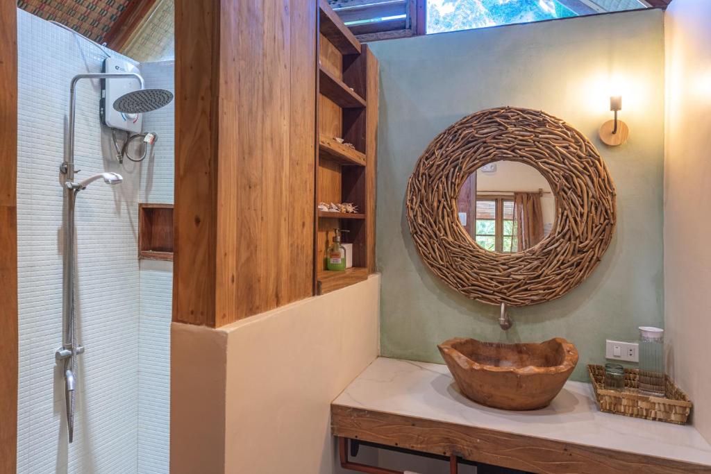 Koupelna v ubytování Camanolo Homestay