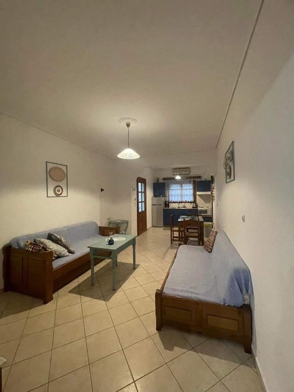 Postel nebo postele na pokoji v ubytování Tiki Rooms