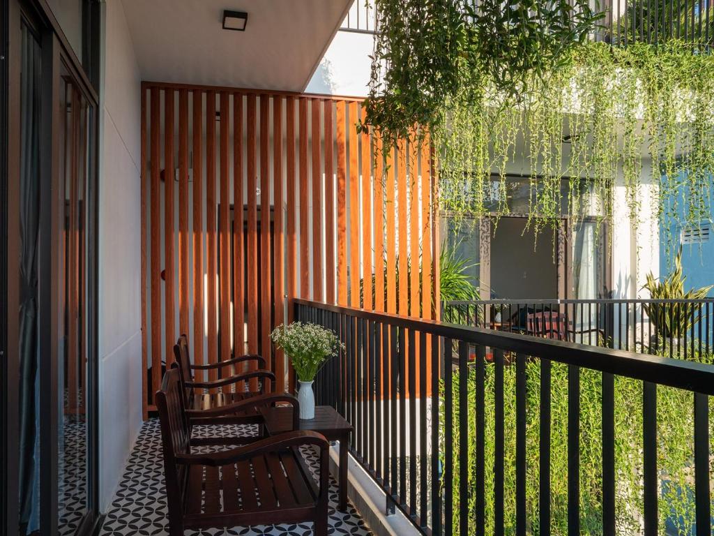 Balkón nebo terasa v ubytování Coco Island Villa