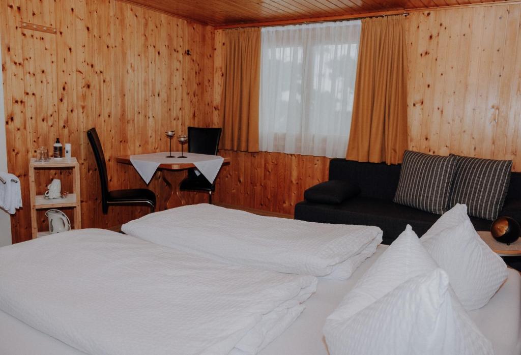 Postel nebo postele na pokoji v ubytování Haus Schäfer Zita