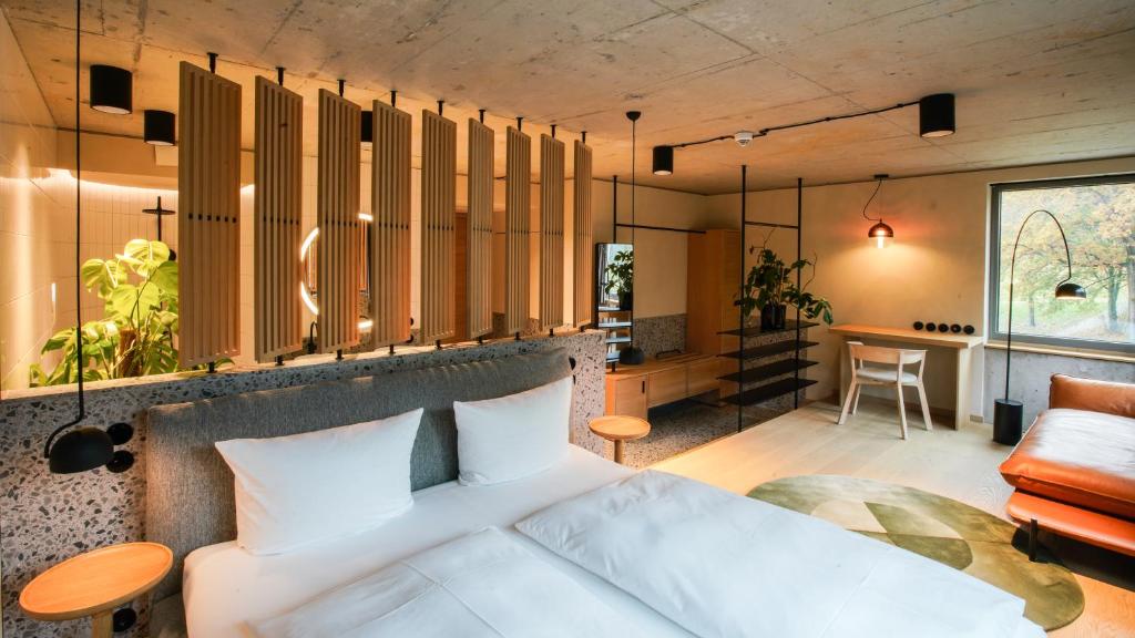 Posezení v ubytování Hotel Seegarten