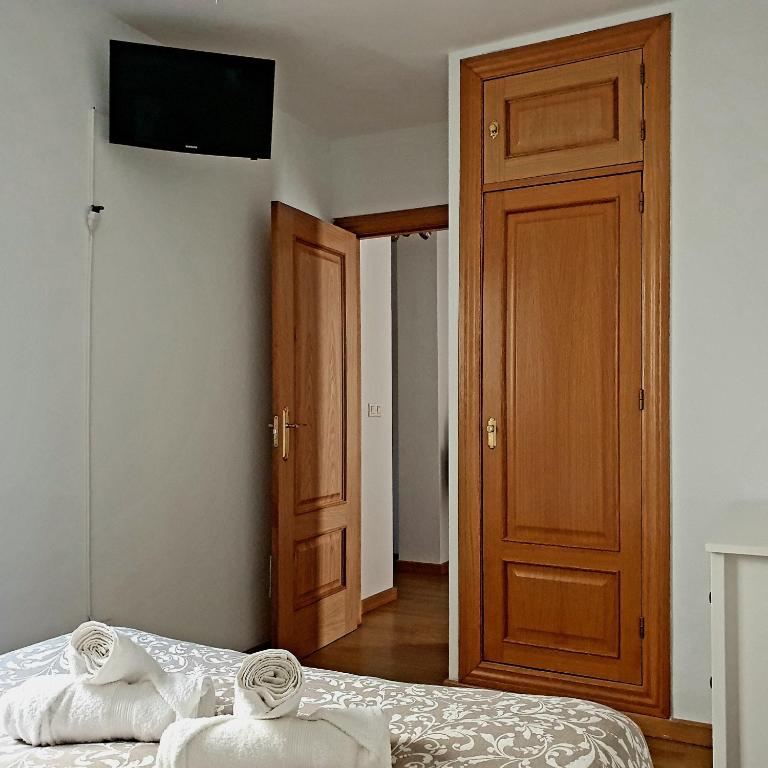 Postel nebo postele na pokoji v ubytování ZUBICALM