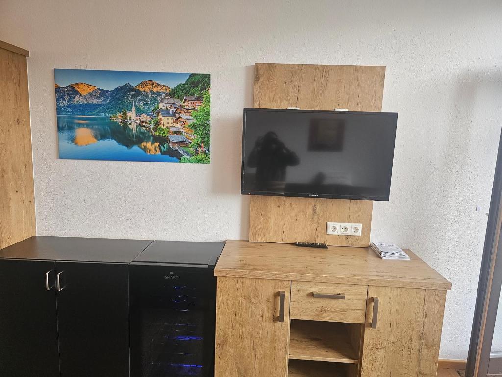 TV a/nebo společenská místnost v ubytování Dachstein Blick