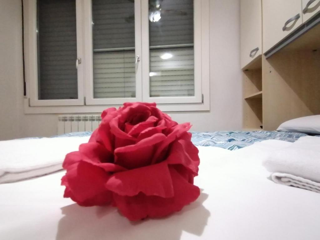 Posteľ alebo postele v izbe v ubytovaní Villa Glori affitto camere monolocali
