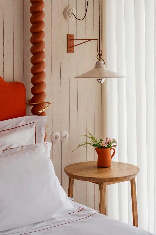 Cama ou camas em um quarto em Solar de Vila Meã