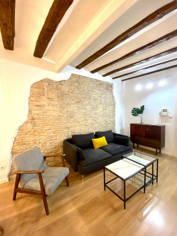 Posezení v ubytování VTZ El Balcón de Rey Alfonso I