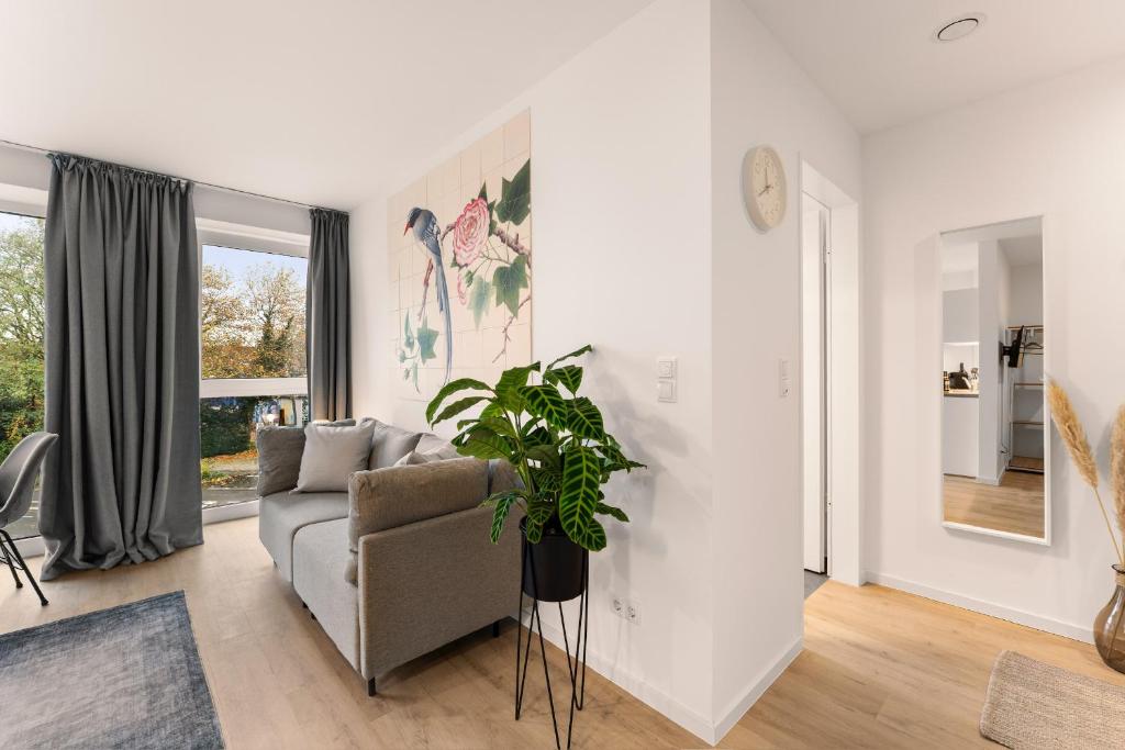 Modernes Apartment am Gleispark - Departamento