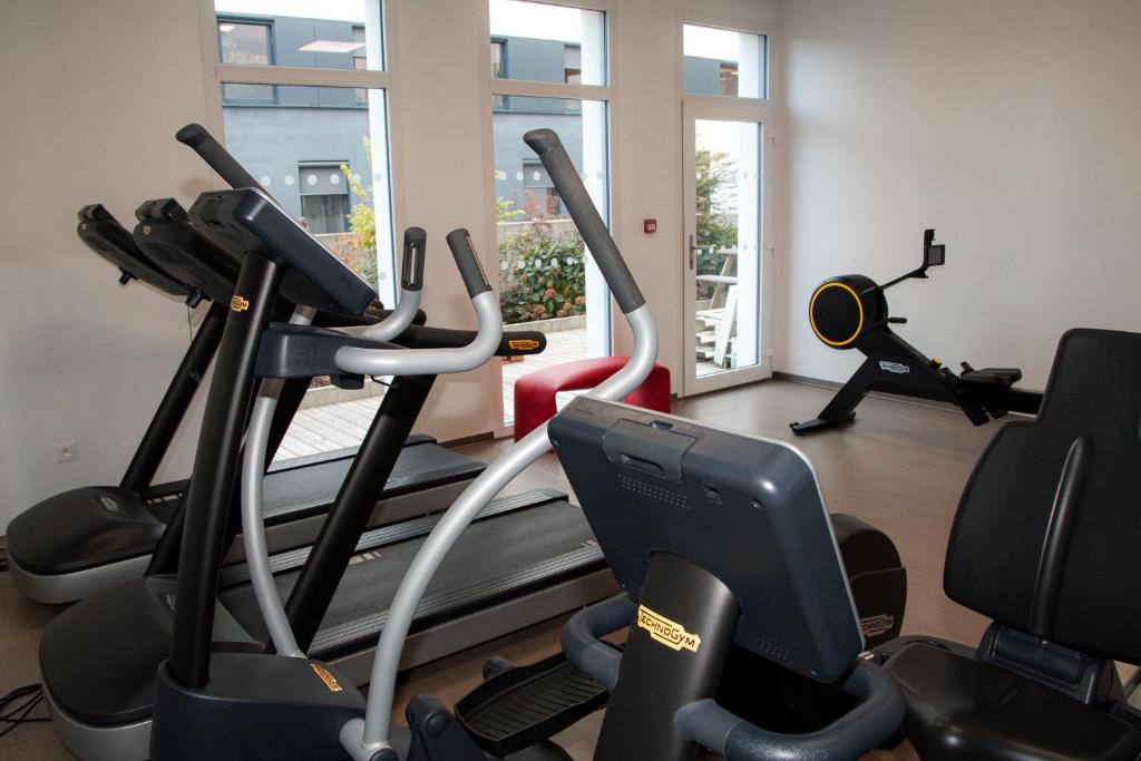 Fitness centrum a/nebo fitness zařízení v ubytování K Hotel