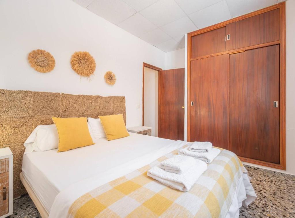 Postel nebo postele na pokoji v ubytování Casa Can Vert con piscina
